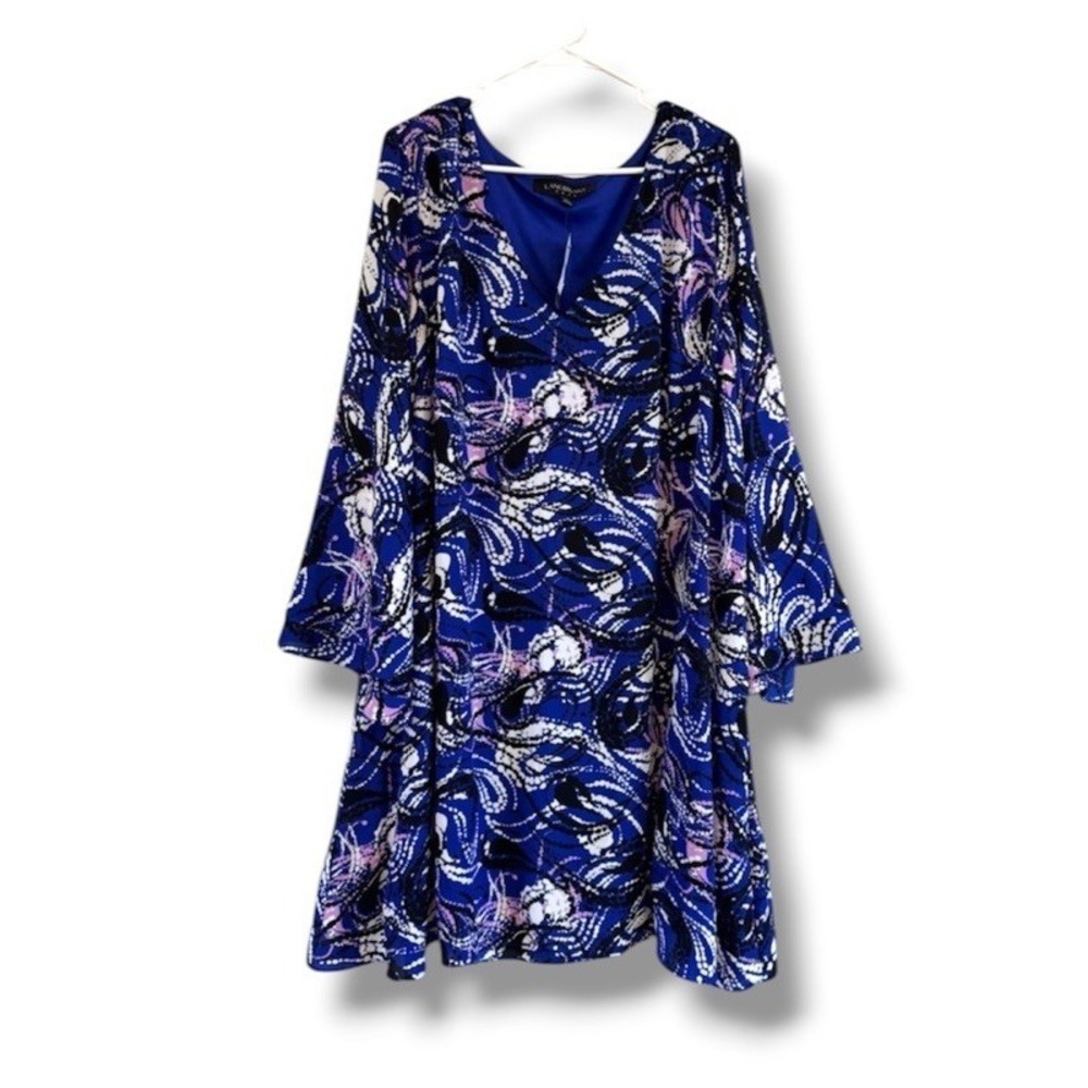 Lane Bryant Catherines Exclusive Purple Geometric Print Women's Size 20 NWT Plus